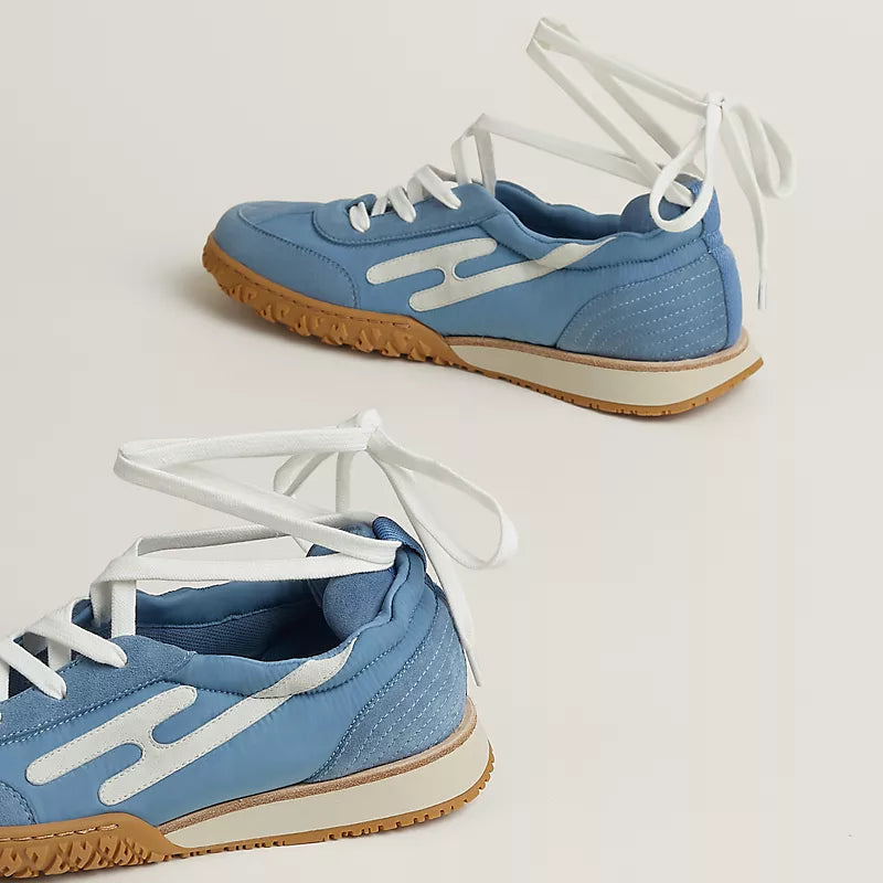 Hermès Mascot sneaker Bleu Jean Blanc