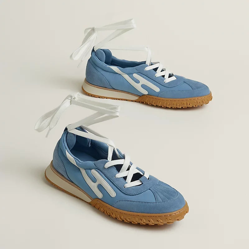 Hermès Mascot sneaker Bleu Jean Blanc