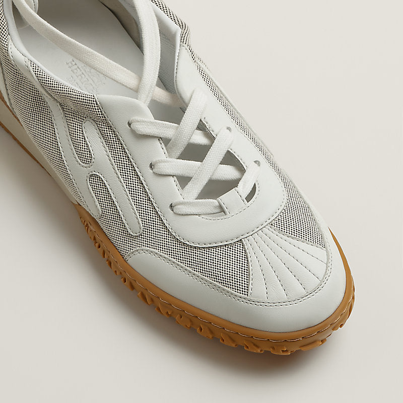 Hermès Mascot sneaker Prunoir Blanc