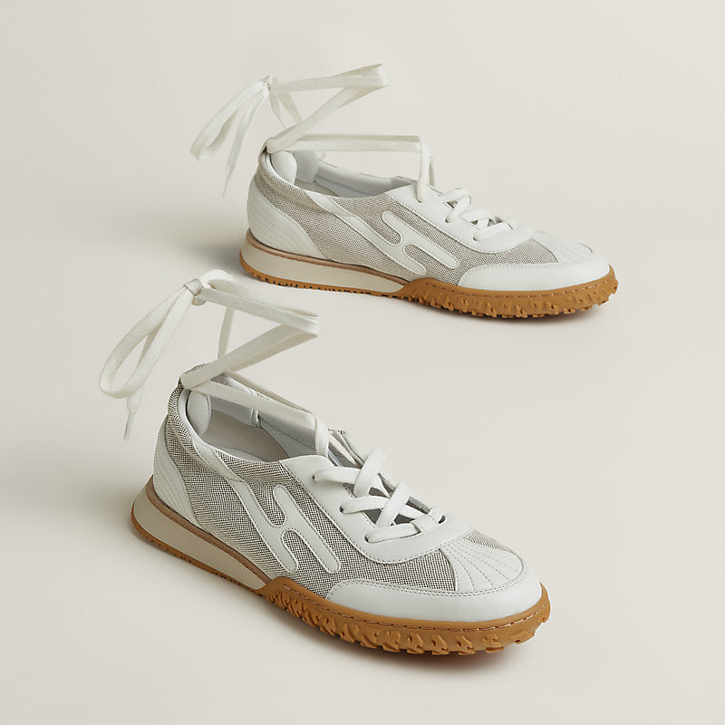 Hermès Mascot sneaker Prunoir Blanc