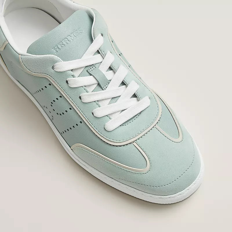Hermès Match sneaker Bleu Glacier Beige Glaise