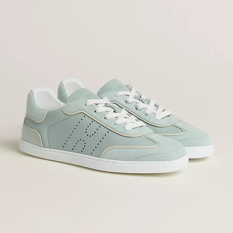 Hermès Match sneaker Bleu Glacier Beige Glaise