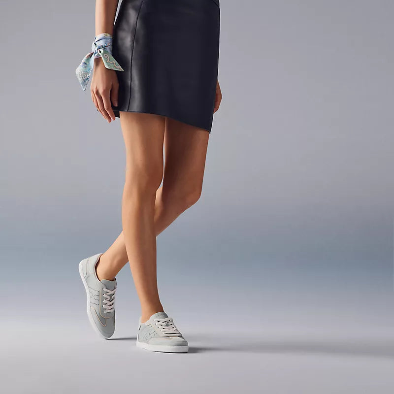 Hermès Match sneaker Bleu Glacier Beige Glaise