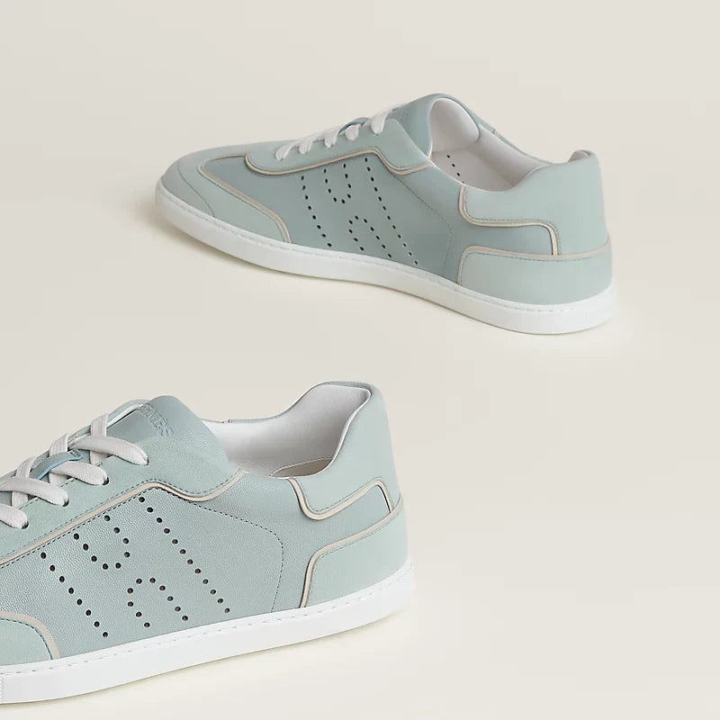 Hermès Match sneaker Bleu Glacier Beige Glaise