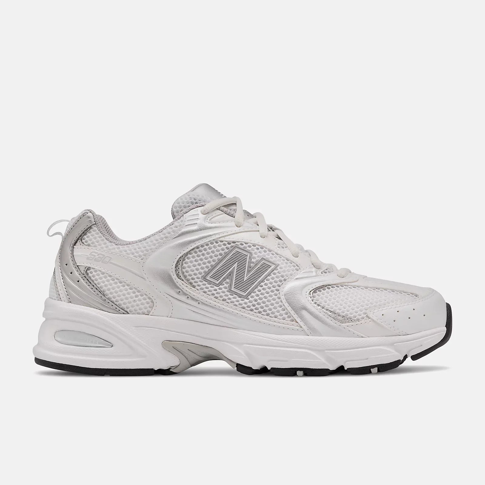 New Balance 530 WHITE with SILVER METALLIC