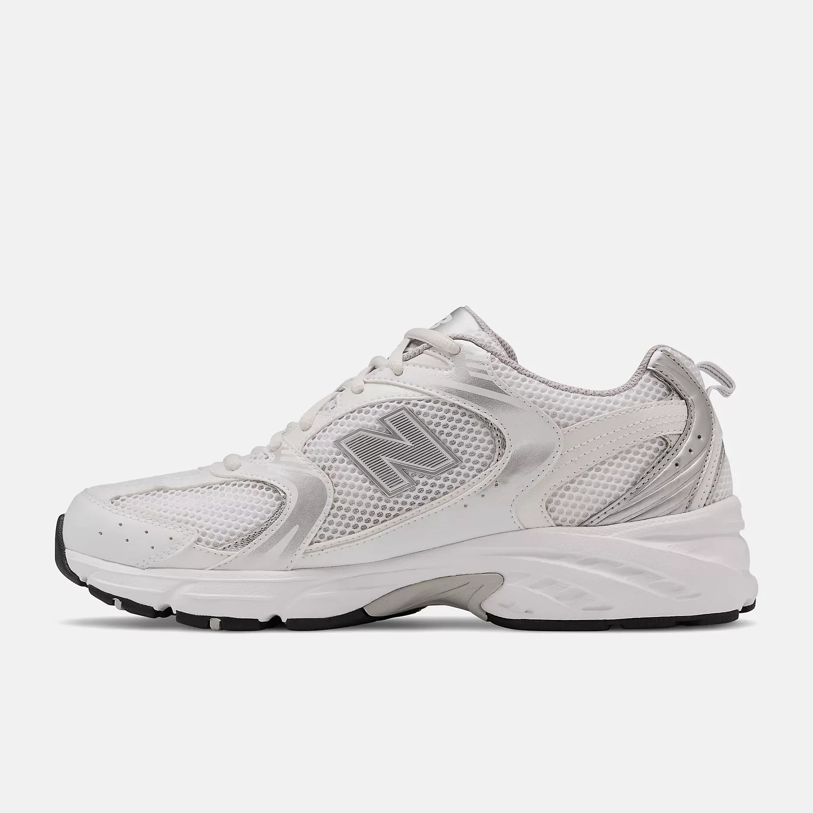 New Balance 530 WHITE with SILVER METALLIC