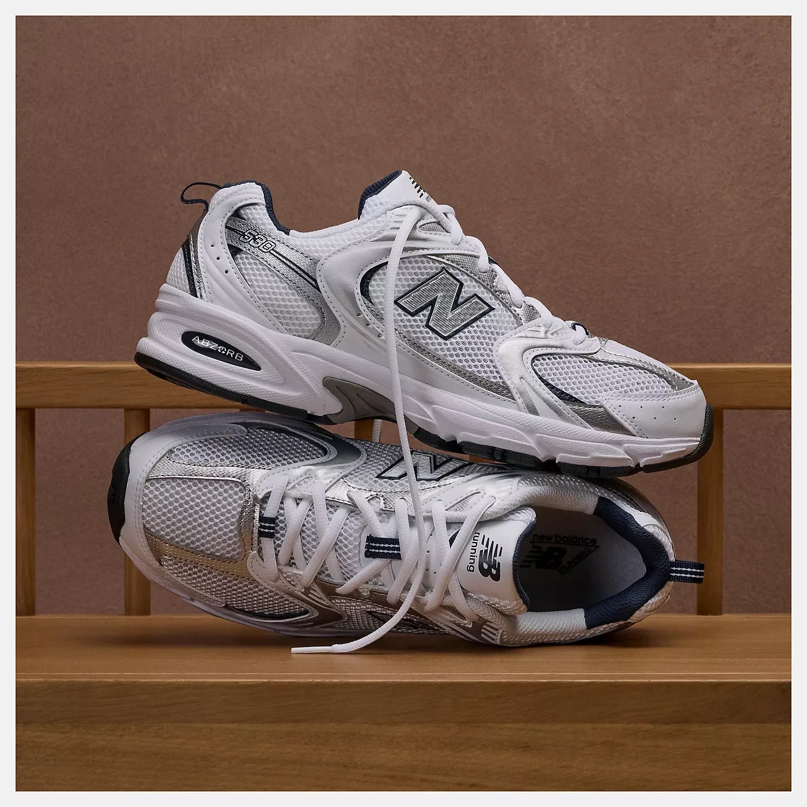 New Balance 530 WHITE with NATURAL INDIGO