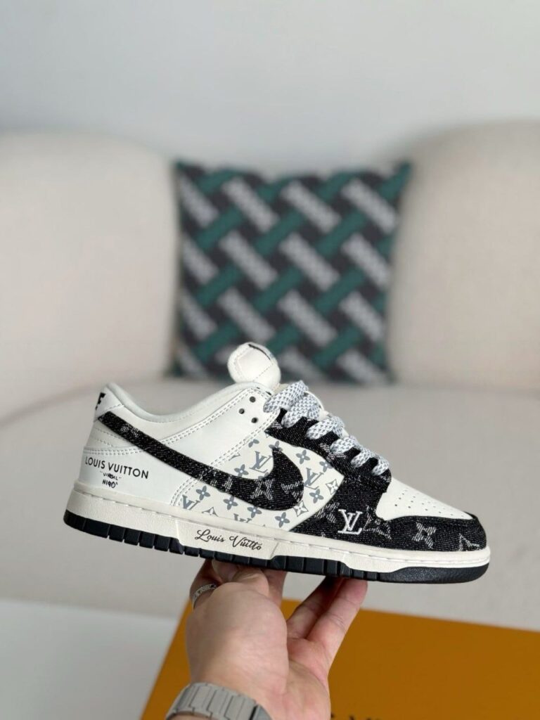 Nike Air Jordan 1 x LV Monogram Edition (Dunk Low Custom)