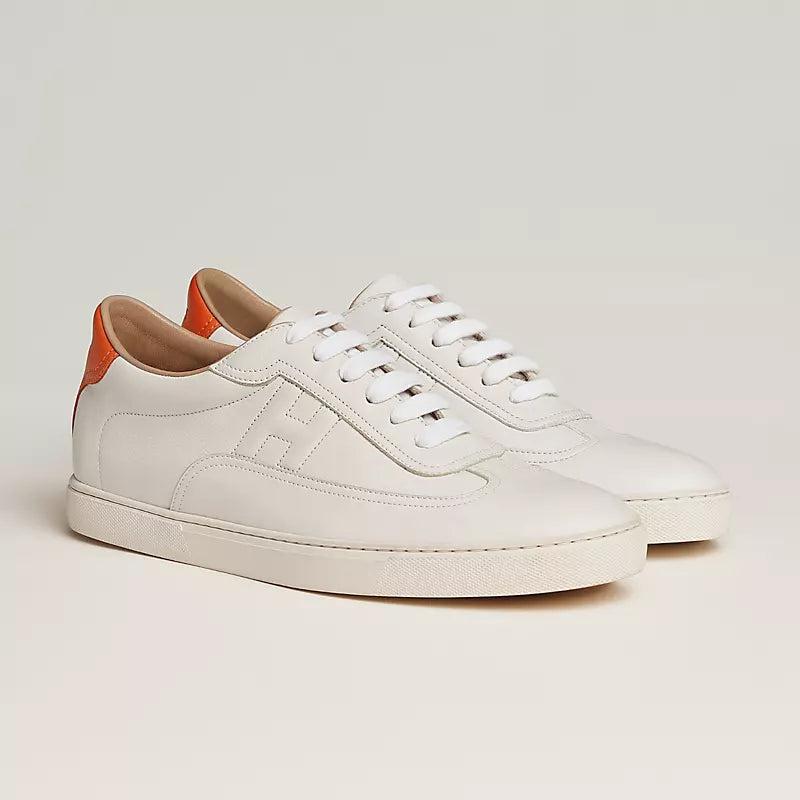 Hermès Quicker sneaker Blanc Orange