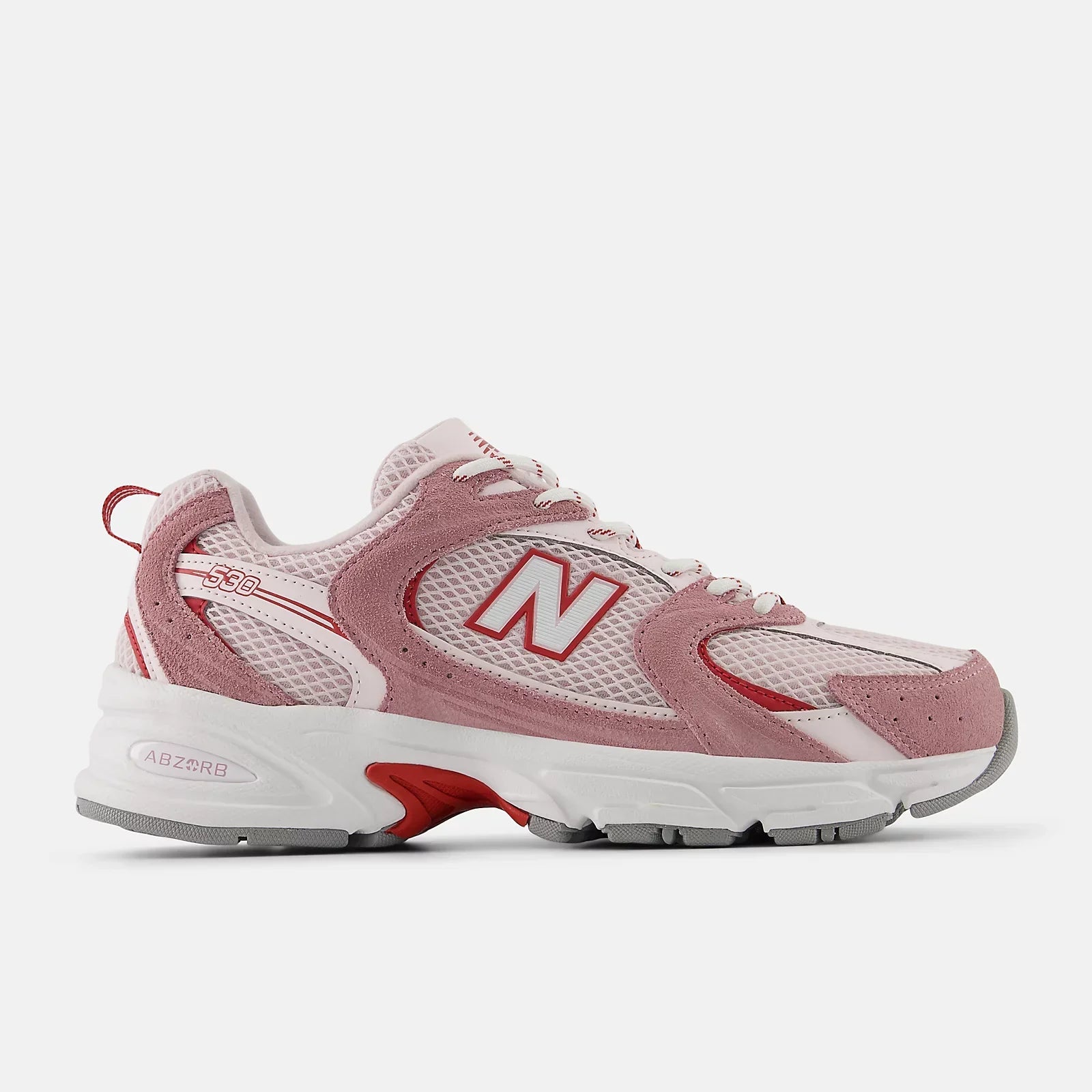 New Balance 530 ROSEWOOD with PINK SALT and SHADOW RED