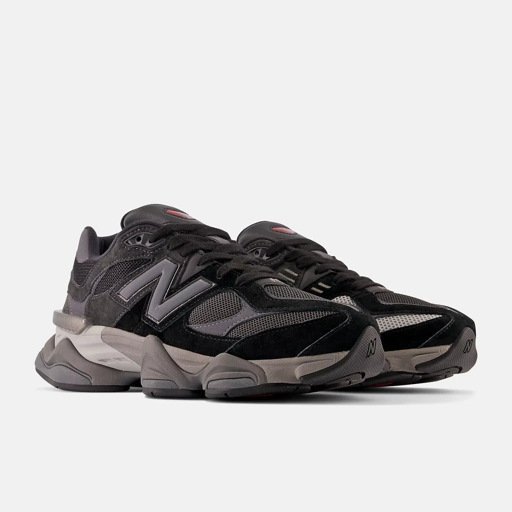New Balance 9060 BLACK with CASTLEROCK and Rain Cloud