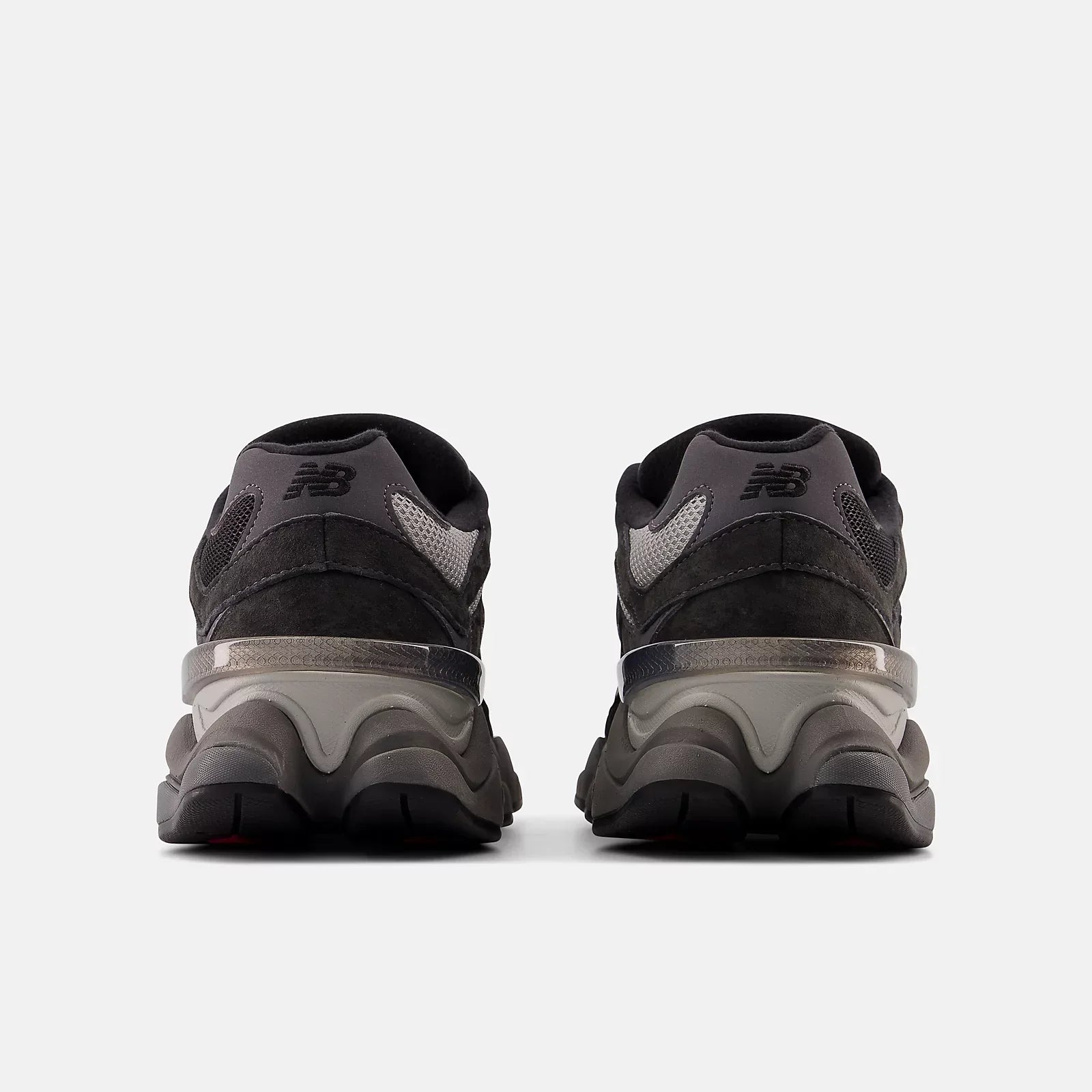 New Balance 9060 BLACK with CASTLEROCK and Rain Cloud