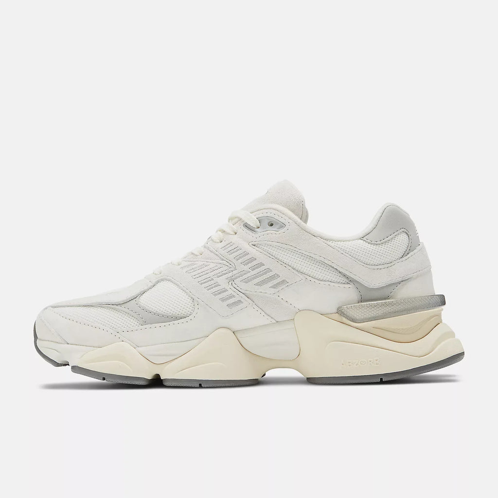 New Balance 9060 SEA SALT with CONCRETE and Silver Metallic