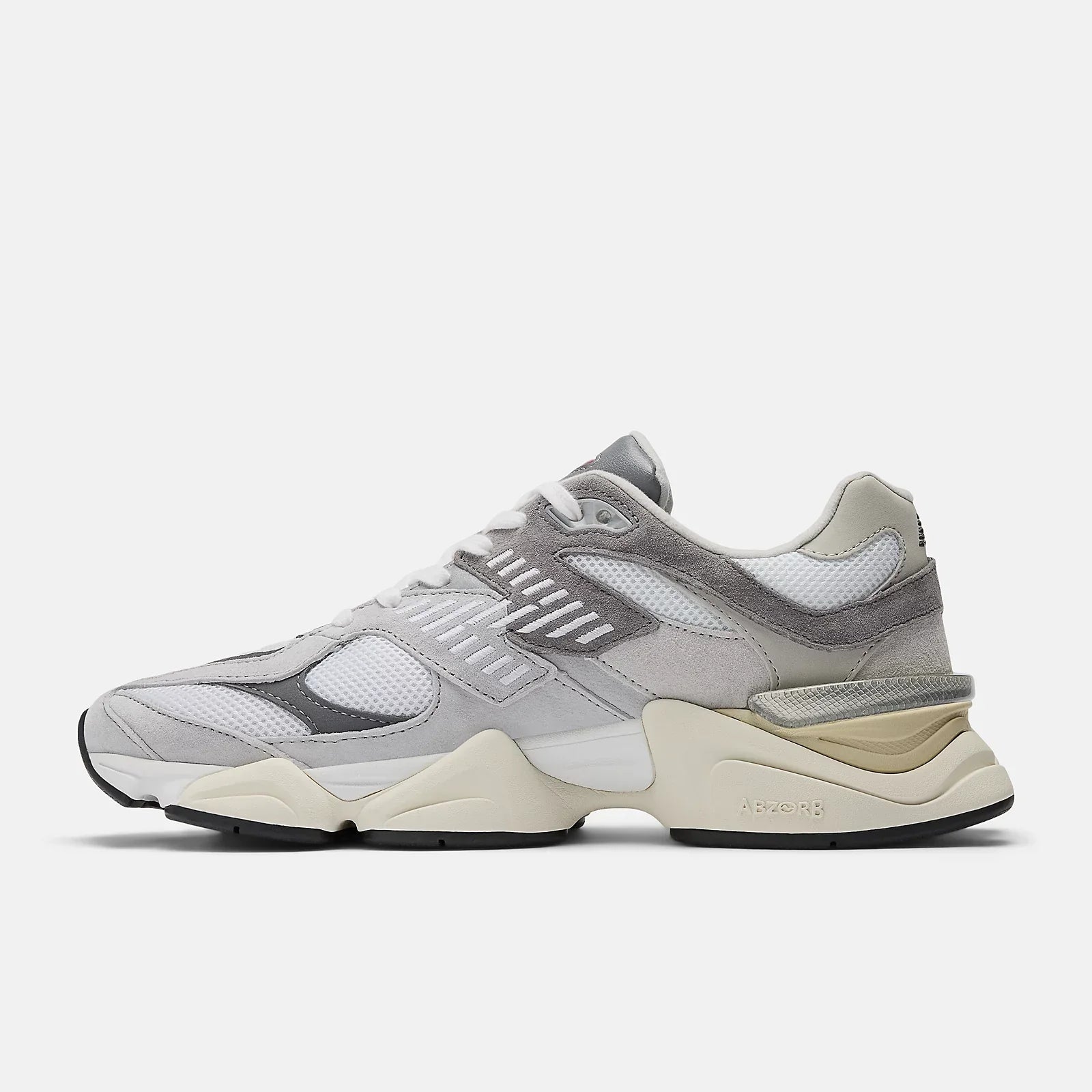 New Balance 9060 RAIN CLOUD with CASTLEROCK and White